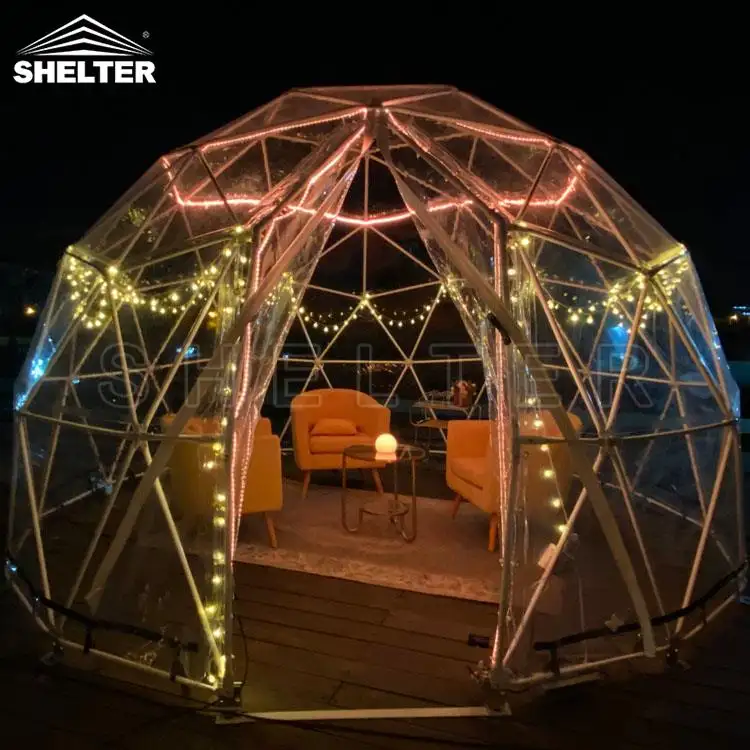 4m Outdoor Tent Transparent Garden Igloo Dome Tent Geodesic Dome Bubble Igloo Tent For Sale