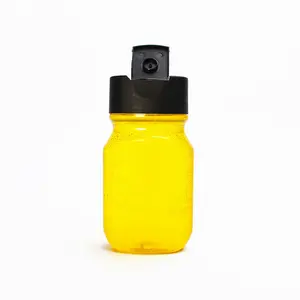 Plastic Honey Bottle with Transparent Lid PET Food Grade Extruded Squeeze Honey Bottle Packaging 290ml