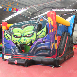 WINSUN - Castillo Inflable de <span class=keywords><strong>Vampiro</strong></span>, Brincolín Comercial para Fiestas, Alquiler de Casas de Brinco para Halloween, <span class=keywords><strong>Casa</strong></span> Embrujada - Product Image 2