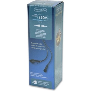 Cable de extensión de luz LED de 1,8 m para hasta 5000 luces, adaptador de conector - Product Image 2