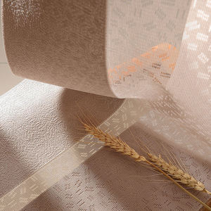 Stores électriques modernes fantastiques 100 % polyester, faciles à utiliser, design français, jacquard à chevrons teint en fil, durables - Product Image 5
