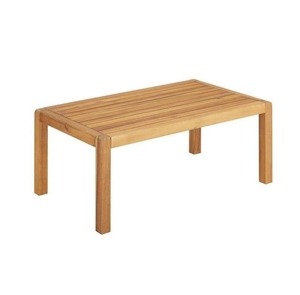 Table à manger rectangulaire en bois moderne, design minimaliste, meuble stable pour la salle à manger - Product Image 1