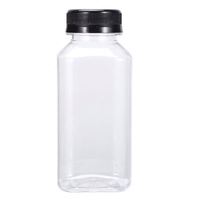 Fabricant chinois clair 200ml 250ml 300ml 350ml 400ml 450ml 500ml Bouteille en plastique de jus PET de qualité alimentaire sans Bpa avec bouchon