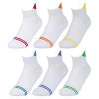 Chaussettes de course courtes et discrètes pour femmes, avec amorti, imprimées printemps, technique tissée, logo dessiné à la main, faible MOQ, personnalisables, écologiques