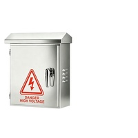 Caja de Distribución de Bajo Voltaje Impermeable, Caja de Distribución de Acero Inoxidable Reforzada, Caja de Distribución Electrónica para Exteriores