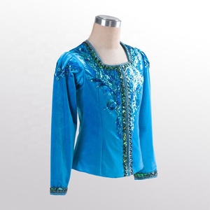 Túnica Azul de Terciopelo Personalizada, Disfraz de <span class=keywords><strong>Bailarina</strong></span> Masculino de Ballet, <span class=keywords><strong>Cascanueces</strong></span> - Product Image 2