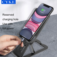 CYKE support de téléphone Portable réglable, support de bureau universel Portable en Silicone Abs antidérapant pliable pour téléphone TC03