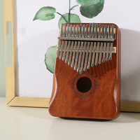 Piano à doigt Portable en bois, clavier Marimba Instrument de musique en bois Kalimba Mbira Likembe Sanza Piano à pouce