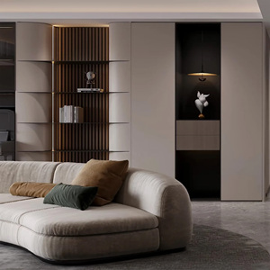 Gabinete de madera de diseño moderno de gama alta personalizado con función ajustable para el hogar, dormitorio, apartamento o muebles escolares - Product Image 6