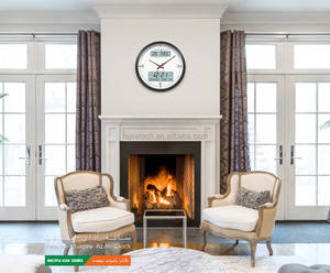 Horloge numérique <span class=keywords><strong>de</strong></span> prière islamique Al-Harameen HA-7052 7054 7056 grise, alarme BGB noire, à suspendre au mur pour mosquée, musulman, Ramadan AL FAJR - Product Image 3