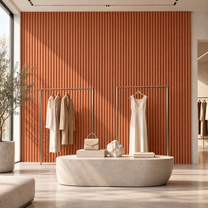 3D Wave Texture MCM Flexible Wall Tile Fluted Soft Ceramic Panel for Hotel Villa Spa <strong>Background</strong> Decoration - Product Image 2