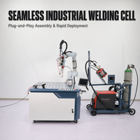 Mesin Las Laser Fiber 3000W Robot Arm Dual Head untuk Pengelasan Industri Baja Tahan Karat, Aluminium, dan Baja Karbon