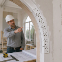 Profilés d'angle pour stuc et EIFS, profilés de départ, profilés de finition, joint de mouvement, joint de drainage, joint de seuil, joint de nivellement, profilés de finition murale