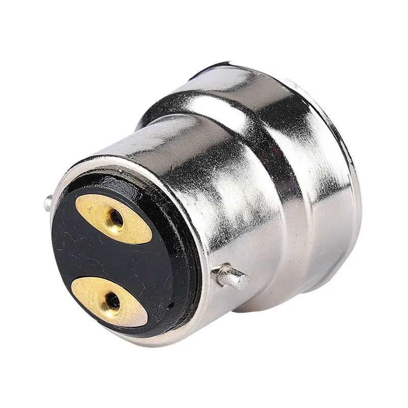B22 alüminyum nikel kaplama lehim lamba tutucu Tungsten lamba LED ampul süngü lamba tutucu aksesuarları genel aydınlatma için