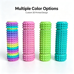 3D-Druck 360 °   Rotierendes Schrauben-Fidget-Spielzeug mit Farbverlauf, tragbares Taschen-Stressabbau- und Stimulations-Fidgeter - Product Image 1