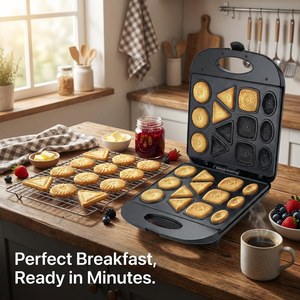 YC-32 Máquina Automática <span class=keywords><strong>para</strong></span> Hacer <span class=keywords><strong>Sándwiches</strong></span> de Acero Inoxidable con Control de Temperatura <span class=keywords><strong>para</strong></span> Uso Doméstico, en Garaje, Coche y al Aire Libre - Product Image 1