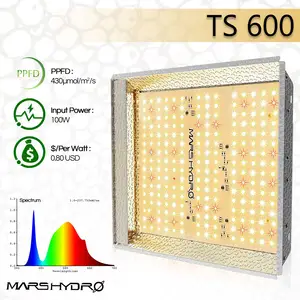 Domestic shipping TS 600 Hydroponics Indoor Growing Light Coverage 2x2ft Led Grow Lamp Greenhouse Plants Growing Lights