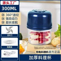 Mini Hachoir Électrique Multifonctionnel pour Ail et Légumes, Mixeur, Robot Culinaire Rechargeable pour Aliments Complémentaires