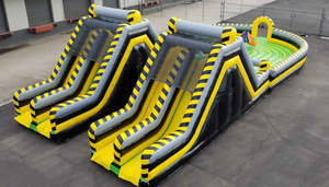 Juego inflable Dizzy Dash carrera de obstáculos ciclón Spinning carrera de obstáculos Carnival <span class=keywords><strong>Ride</strong></span> - Product Image 2