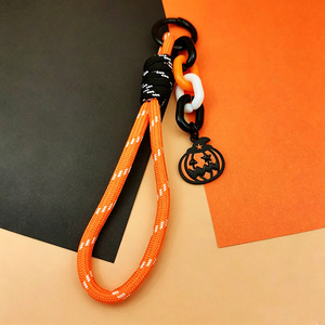 HLC New Halloween Keychain Charms, Pumpkin & Ghost Pendant <b>Phone</b> <b>Lanyard</b>, Multi-purpose Bag Hanging Ornament Decorative Jewelry - Product Image 6