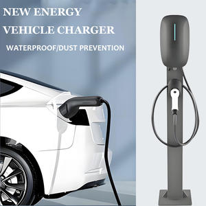 हॉट सेलिंग 7kw 14kw 32a प्रकार 2 दीवार वॉलपेपर घुड़सवार एसी चार्जर इलेक्ट्रिक वाहन चार्जिंग स्टेशन - Product Image 2