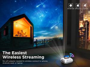 Marca caliente 1080P Full HD Proyector inteligente Fábrica original LED con lente manual OEM ODM Proyector LCD OEM ODM - Product Image 4