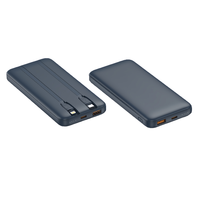 Banque d'alimentation partagée 10000mAh 4 ensembles 40000mAh Batterie portable Chargeur rapide Partage sans fil Banques d'alimentation Station d'alimentation pour téléphone