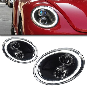 Faros Delanteros LED para VW Beetle 2013 2014 2015 2016 2017 2018 2019, Luces Altas y Bajas, Faros Antiniebla, Conjunto de Faros Delanteros - Product Image 1
