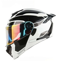 TOOP nouveau Offres Spéciales casque de moto rabattable personnaliser Service Fabricante modulaire Casco Led feu arrière Plegable casques moteur