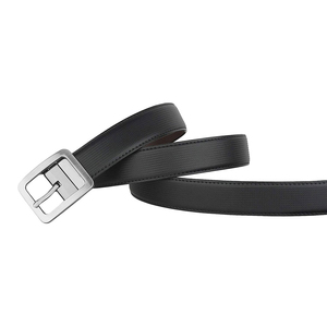 Nouvelle Arrivée Ceinture en Cuir Décontractée pour Homme, Ajustement Confortable, Couleur Unie, Design Personnalisé, Boucle en Acier, Étanche et Durable - Product Image 5