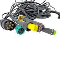 Nouveau kit de faisceau de câblage pour remorque de camion lourd 7 broches 5 broches en cuivre avec connecteurs étanches pour le rééquipement des feux