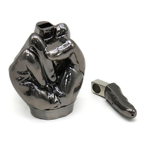 Sculptures en alliage de zinc en forme de doigt, très vendues. Nouvel <span class=keywords><strong>appareil</strong></span> de broyage artisanal pour grains de café et épices, fabriqué en herbe sèche. - Product Image 5