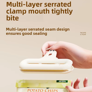 คลิปหนีบถุงอาหารแบบขายส่ง สำหรับเก็บขนมหลากสี ทนทาน - Product Image 4