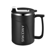 Nouvelle tasse en acier inoxydable 304, élégante et portable, pour le bureau, avec infuseur à thé intégré, filtre pour les résidus de thé
