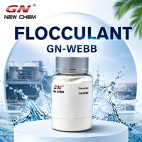 Floculant industriel pour le traitement de l'eau, polyacrylamide PAM pour la déshydratation des boues