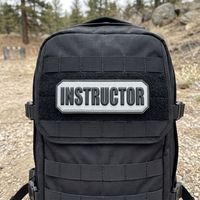 Écusson d'identification tactique professionnel en PVC gaufré 3D, durable et écologique, avec fermeture auto-agrippante, pour uniforme de sécurité et casquette