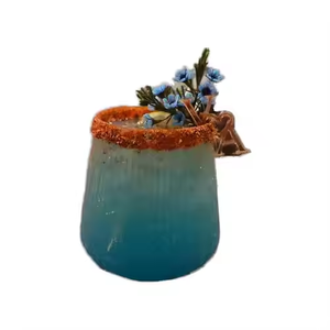 Gobelet à vin rouge en plastique PET de style américain réutilisable et incassable de 14 oz avec un design à rayures verticales Fabriqué au Vietnam - Product Image 3