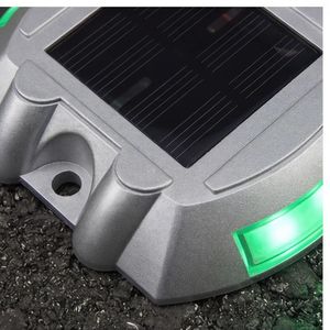 Marqueur de chaussée surélevé en aluminium longue durée, borne solaire routière à <span class=keywords><strong>LED</strong></span> clignotante pour avertissement de courbe de tunnel - Product Image 3