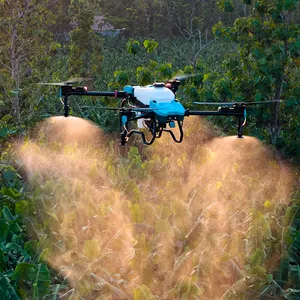 Drone agricole 4 axes GPS volant automatiquement Drone pulvérisateur agricole avec caméra radar