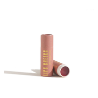 Tube ovale de déodorant push-up en papier kraft naturel biodégradable recyclé
