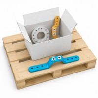 Kit de pièces de robot en aluminium anodisé, assortiment multi-pièces, série personnalisée, fabricant OEM