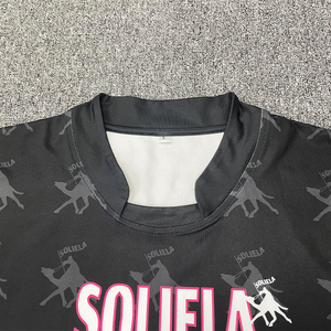 Camiseta de fútbol personalizada camisetas de fútbol vintage negras - Product Image 4