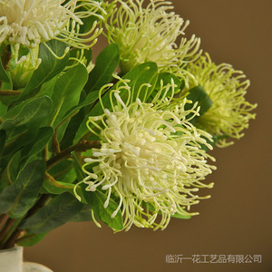 Yihua - Arte Floral, Flor Artificial de Seda, Decoración del Hogar, Estilo Moderno y Simple, Rojo, Naranja, Verde, Rosa, Blanco - Product Image 5