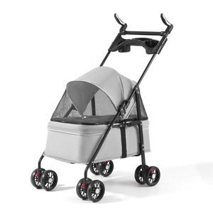 Prix d'usine, sac de transport pliable pour animaux de compagnie, grande capacité, léger, détachable, personnalisé, poussette - Product Image 5