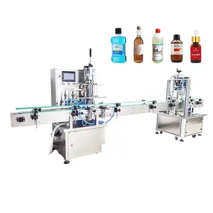 Automatic Bottle Filling Screw and Capping Machine