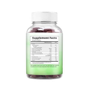 Private Labels Vitamin <b>Complex</b> <b>Zinc</b> <b>Supplement</b> for Provide Energy Iron Gummies Natural Grape Flavor Gummy - Product Image 2