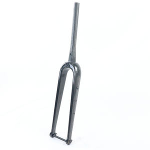 Fourche de vélo de gravier en carbone WINOWSPORTS FKG30 avec frein à disque, noir brillant, avec axe traversant - Product Image 2
