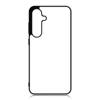 Coques de téléphone portable personnalisées en TPU 2D à sublimation, antichoc, pour S25 Edge S24 FE S23 Noir/Transparent