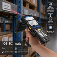 PDA Resistente con Android 13, RFID, 4GB, 64GB, Escáner de Código de Barras 2D, IP65, 4G, NFC, Terminal Portátil para Almacén, Chainway C61