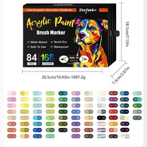 Juego de Rotuladores de Alcohol Borrables de Plástico con Doble Punta para Estudiantes, Material Escolar, Suministros de Papelería, Rotuladores de Pintura Acrílica - Product Image 5